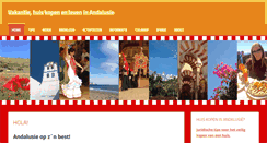 Desktop Screenshot of leveninandalusie.nl