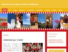Tablet Screenshot of leveninandalusie.nl